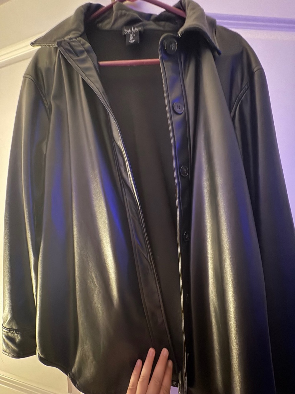 Nicole miller leather jacket